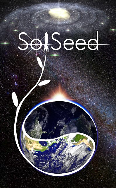 SolSeed seeds in the galaxy and logo